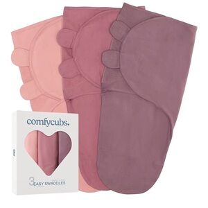 Swaddles-Set of Three, Pink
